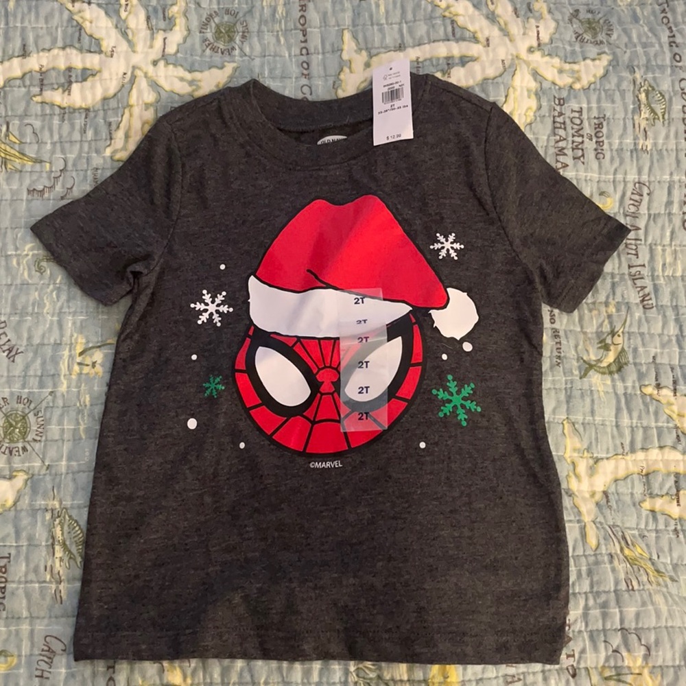 NWT Spider-Man holiday tee Old Navy
